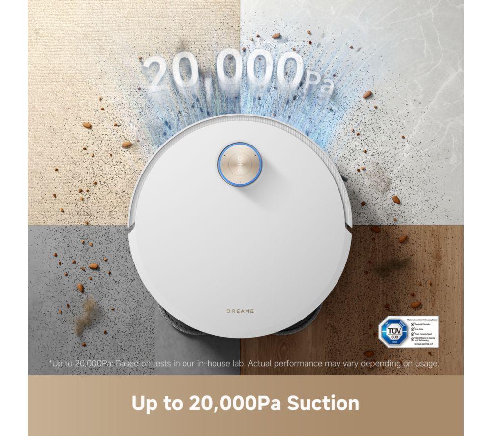 DREAME&nbsp; X50 Ultra Complete Robot Vacuum Cleaner - White image number 8 of 10