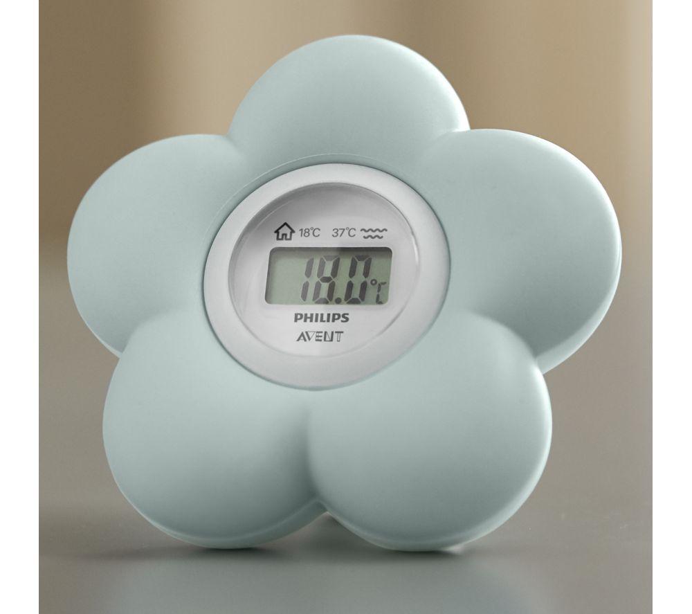 PHILIPS AVENT Bath & Room Digital Thermometer - Green & White image number 2 of 3