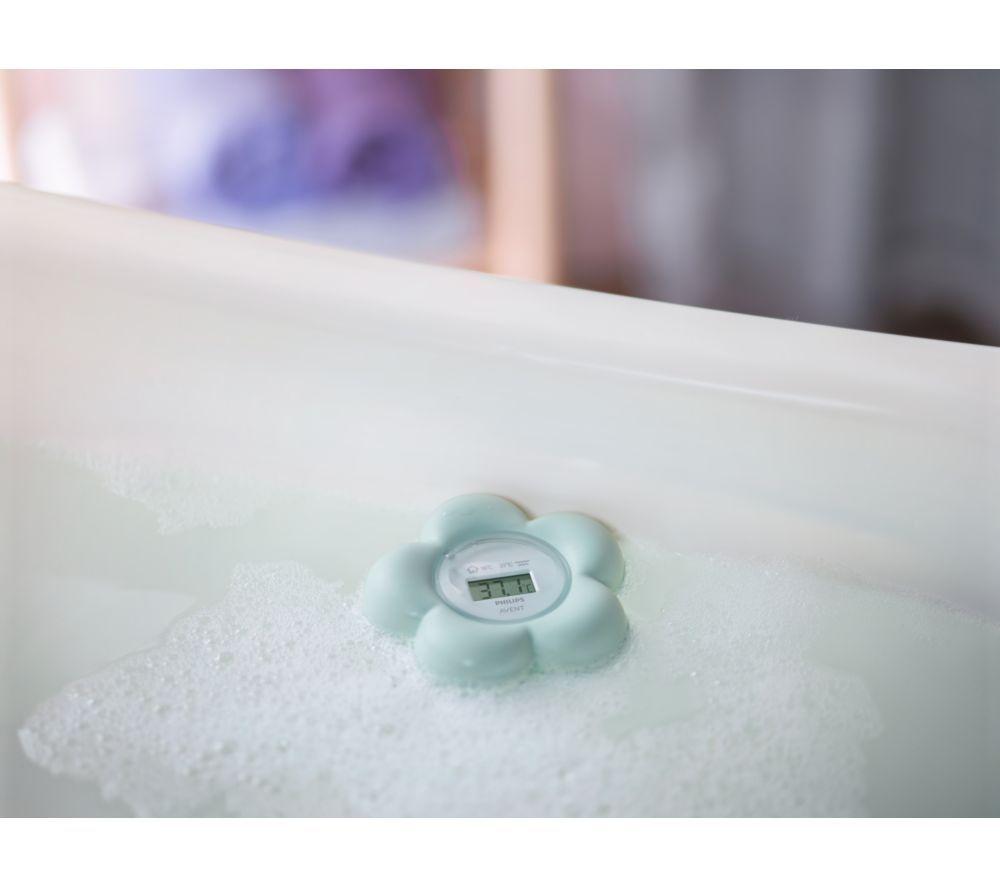 PHILIPS AVENT Bath & Room Digital Thermometer - Green & White image number 3 of 3
