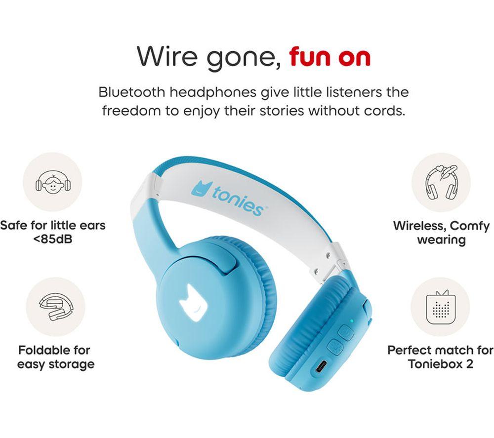 TONIES Wireless Bluetooth Kids Headphones - Sky Blue image number 5 of 7