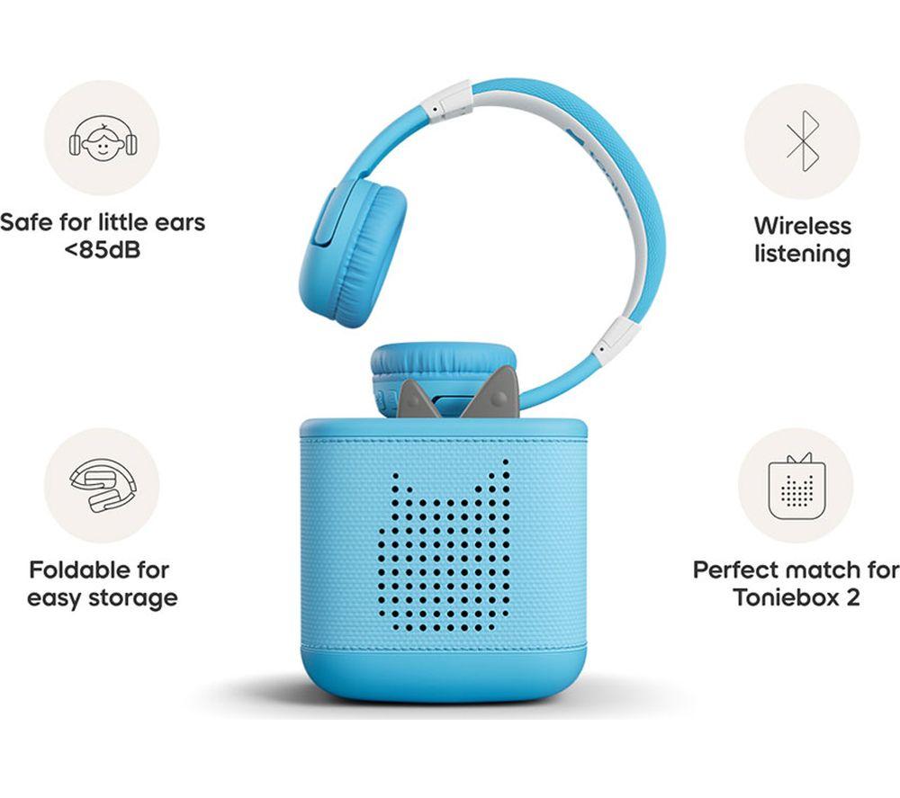 TONIES Wireless Bluetooth Kids Headphones - Sky Blue image number 6 of 7