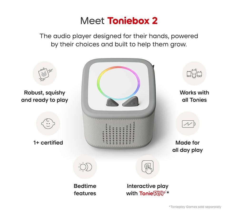 TONIES Toniebox 2 Starter Set - Moon Grey image number 4 of 7