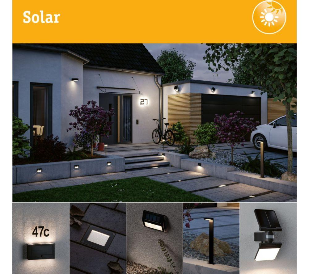 PAULMANN Helena Motion Sensor Solar Wall Light image number 6 of 12