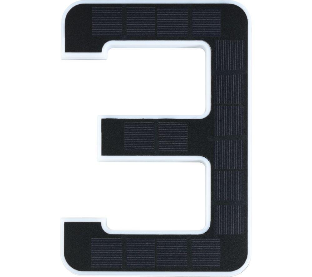 PAULMANN Solar LED House Number Light - No. 3 image number 3 of 8