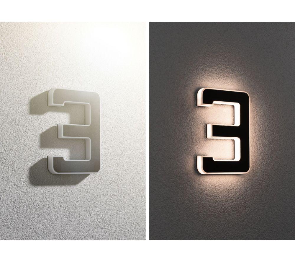 PAULMANN Solar LED House Number Light - No. 3 image number 4 of 8