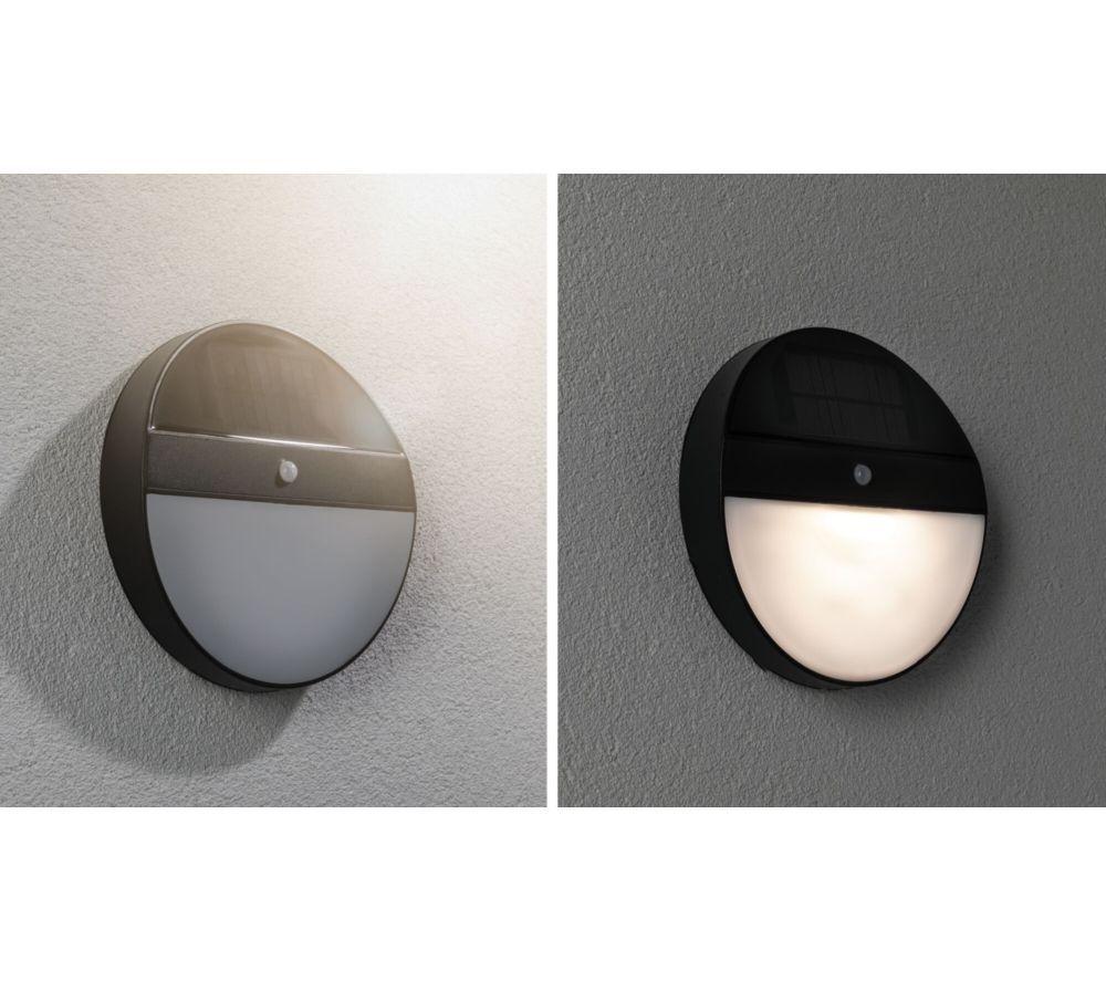 PAULMANN Eloise Motion Sensor Solar Wall Light - Anthracite image number 4 of 8