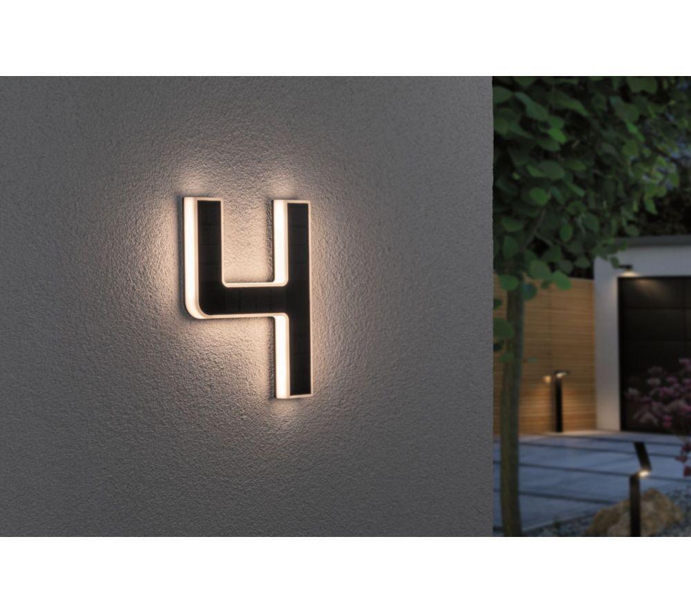 PAULMANN Solar LED House Number Light - No. 4 image number 3 of 12
