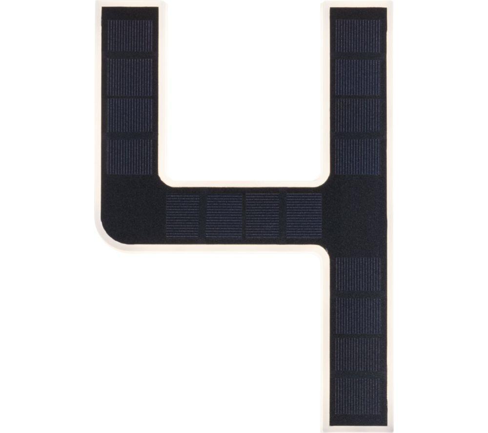 PAULMANN Solar LED House Number Light - No. 4 image number 4 of 12