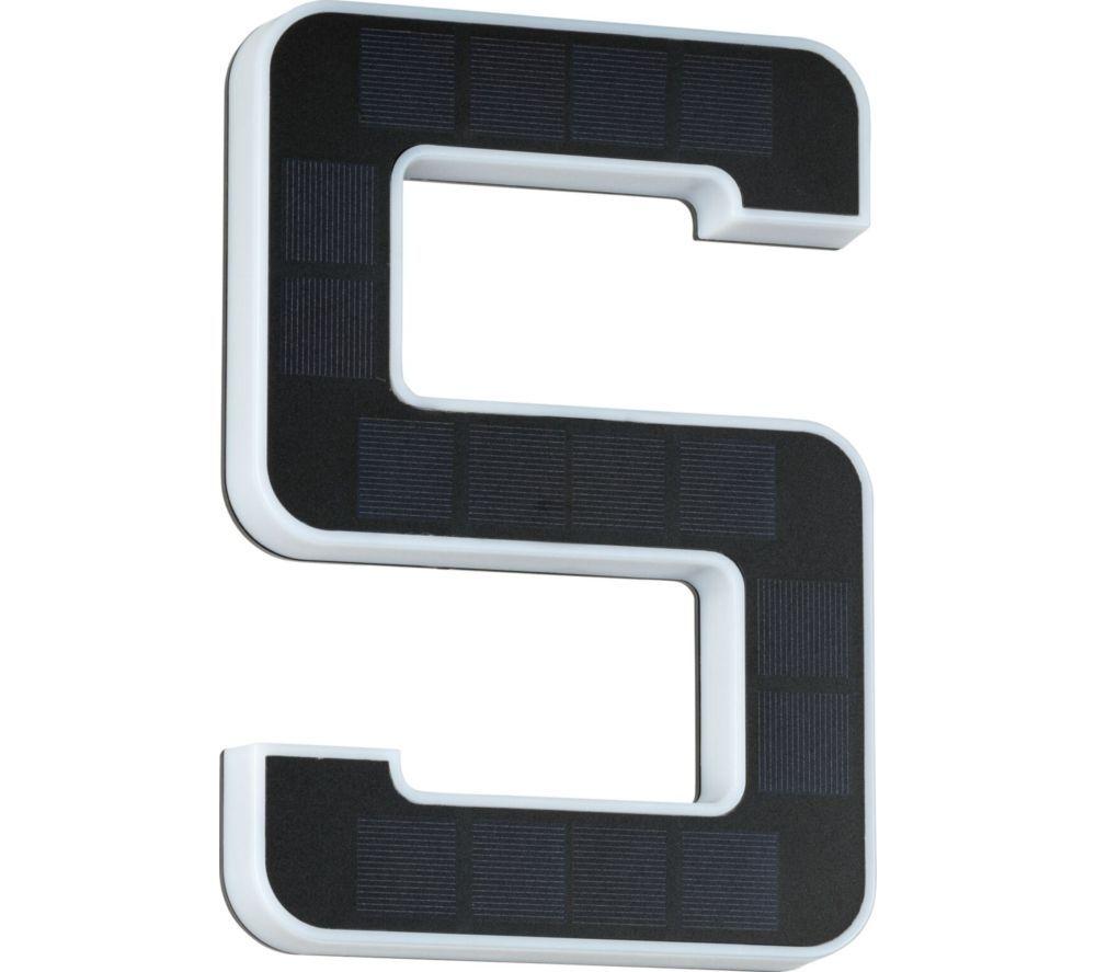 PAULMANN Solar LED House Number Light - No. 5 image number 2 of 9