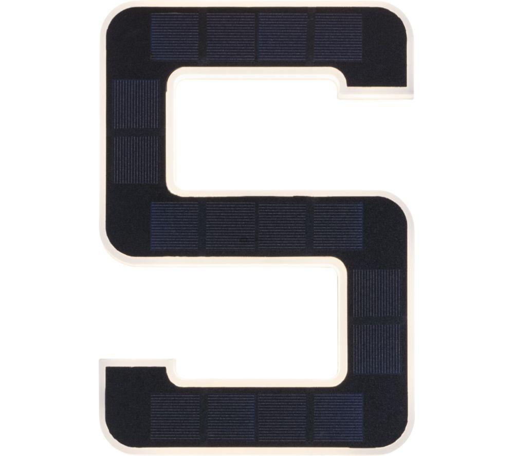 PAULMANN Solar LED House Number Light - No. 5 image number 3 of 9