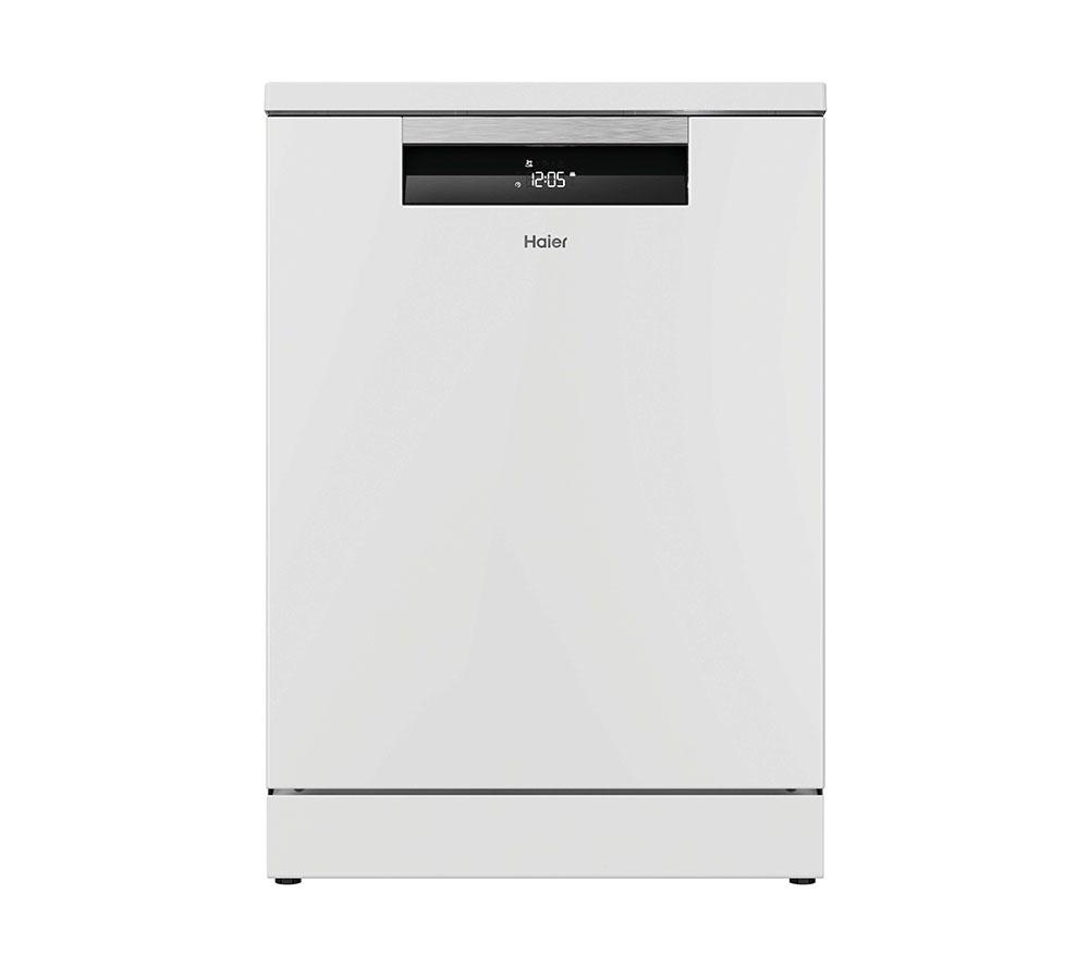 HAIER XF 4A4M0W-80 Full-size WiFi-enabled Dishwasher – White, White