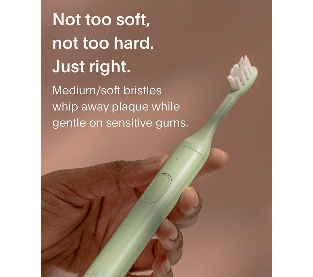 SURI Sonic Replacement Toothbrush Head &ndash; Winter Fern, Pack of 3 image number 2 of 7