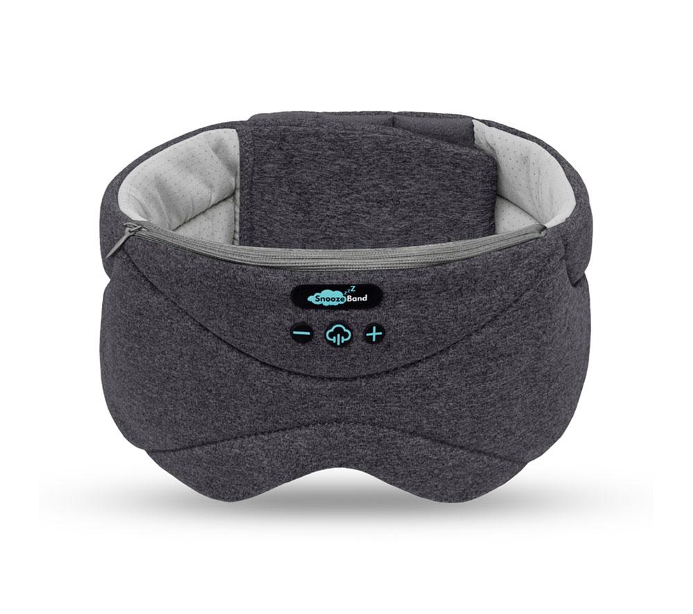 SNOOZEBAND Deluxe Bluetooth Sleep Mask Headphones - Charcoal
