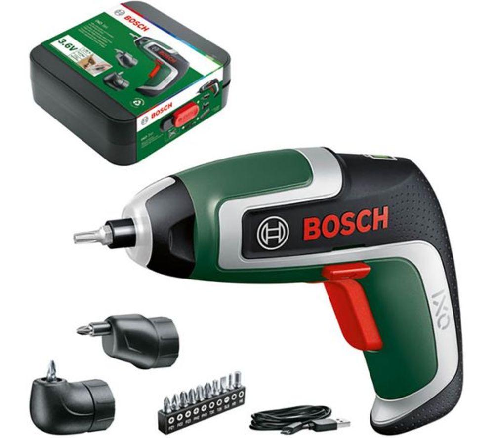BOSCH IXO 7 Cordless Screwdriver Set - Green & Black image number 2 of 8