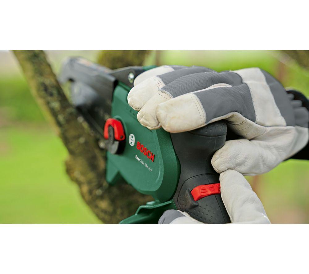 BOSCH EasyChain 18V-15-7 Cordless Pruner Chainsaw & Battery image number 2 of 4