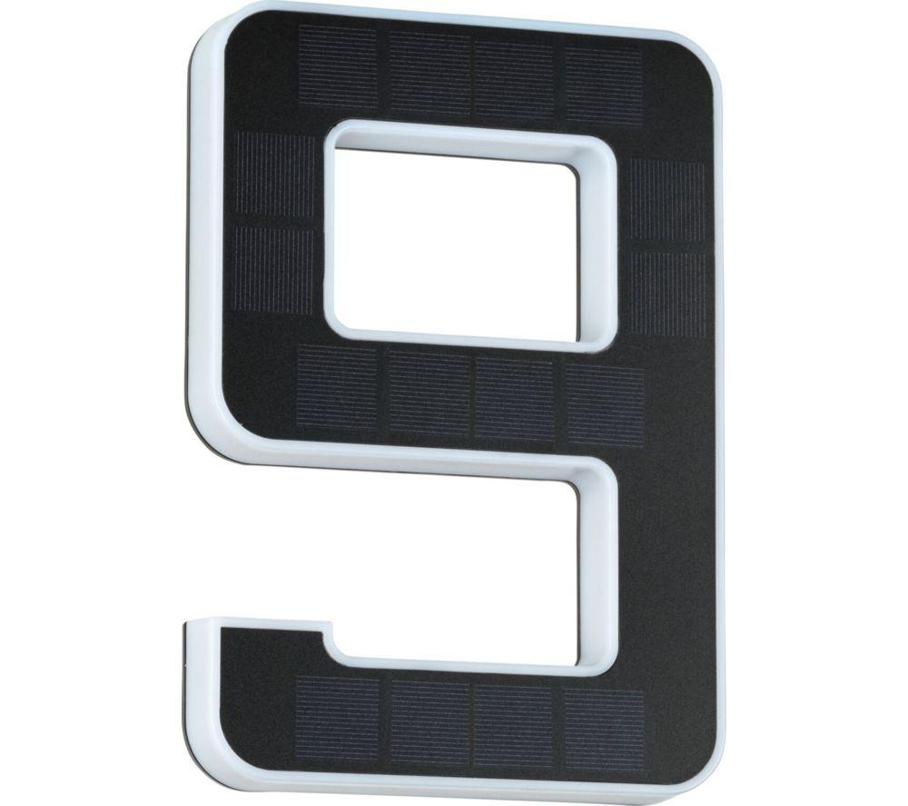 PAULMANN Solar LED House Number Light - No. 9 image number 3 of 9