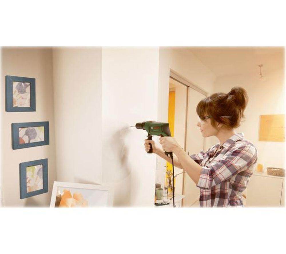 BOSCH EasyImpact 600 Corded Drill - Green & Black image number 2 of 7