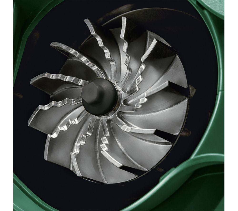 BOSCH UniversalGardenTidy 3000 Garden Vacuum & Leaf Blower - Black & Green image number 3 of 4