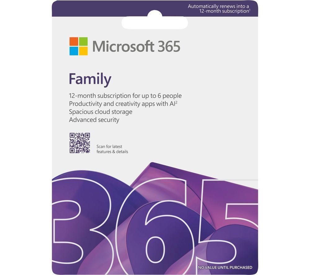 MICROSOFT 365 Family (12 months, auto renewal, 6 users), Cloud Backup (4 TB, 1 year) & LiveSafe with Scam Detector (1 year, unlimited devices) Bundle image number 2 of 7