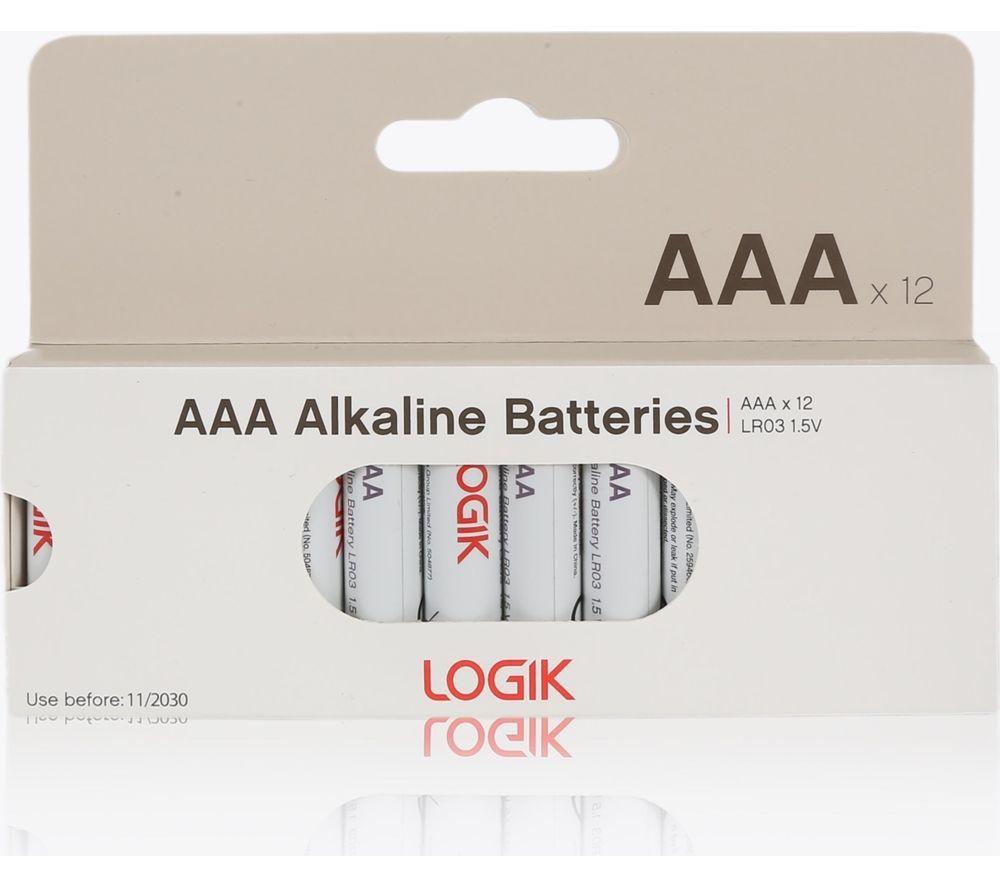 LOGIK LAAA1226 AAA Batteries - Pack of 12 image number 2 of 3