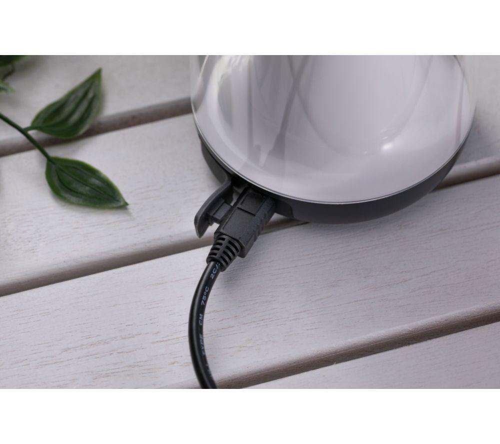 PAULMANN Cupulino Outdoor Mobile Table Lamp - Anthracite image number 8 of 11