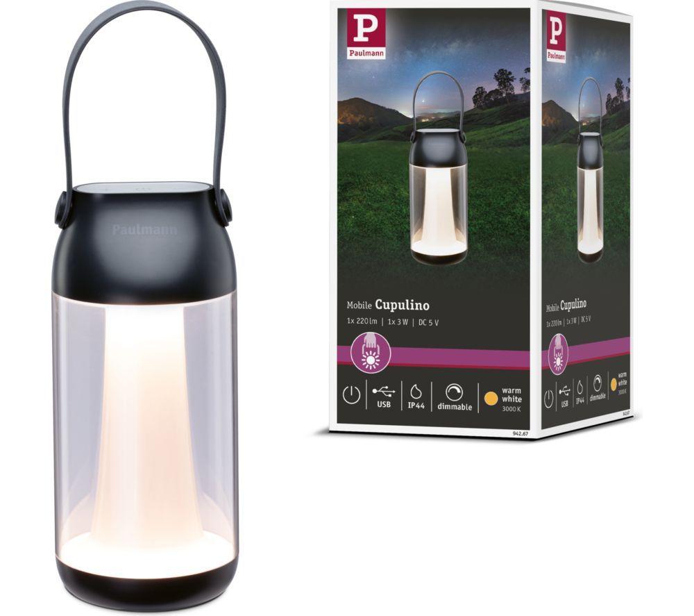 PAULMANN Cupulino Outdoor Mobile Table Lamp - Anthracite image number 11 of 11