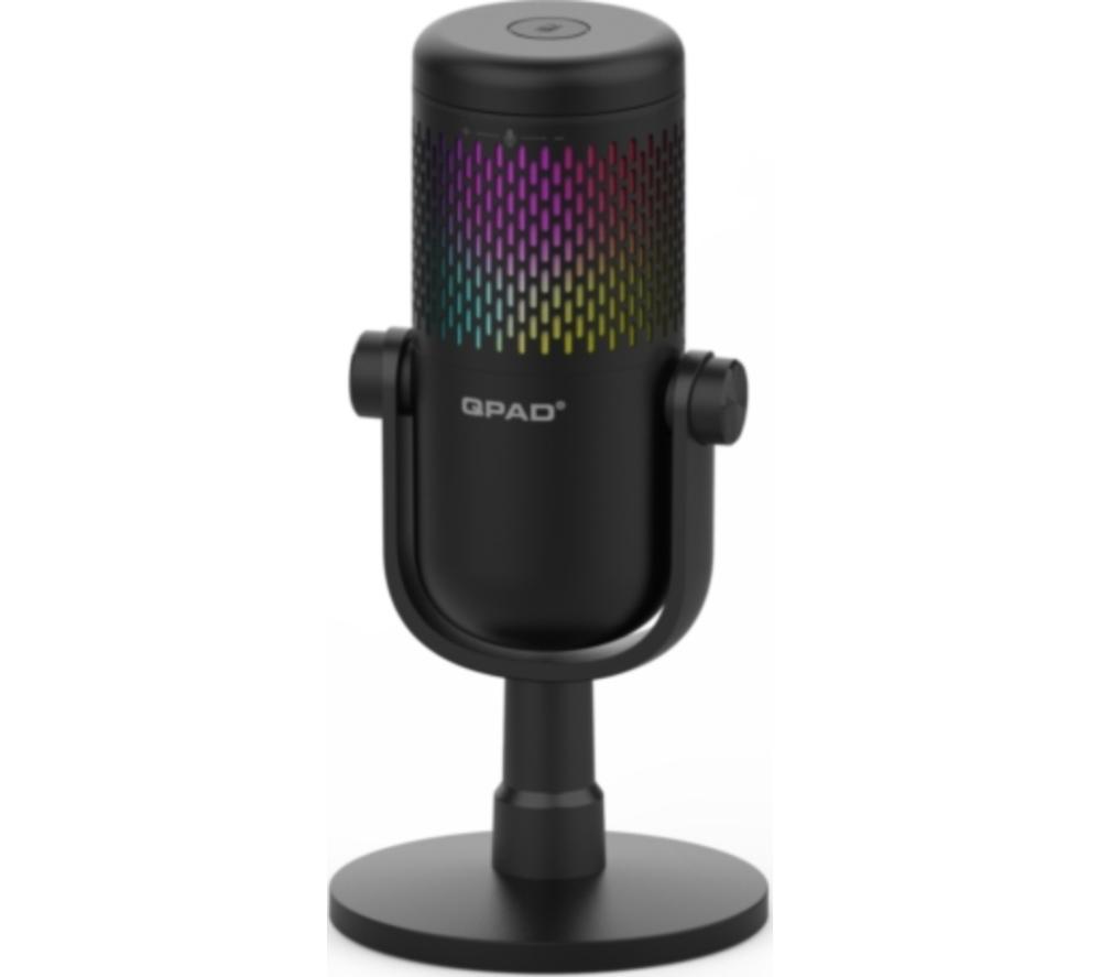 QPAD Beam Stream RGB Microphone - Black image number 8 of 8