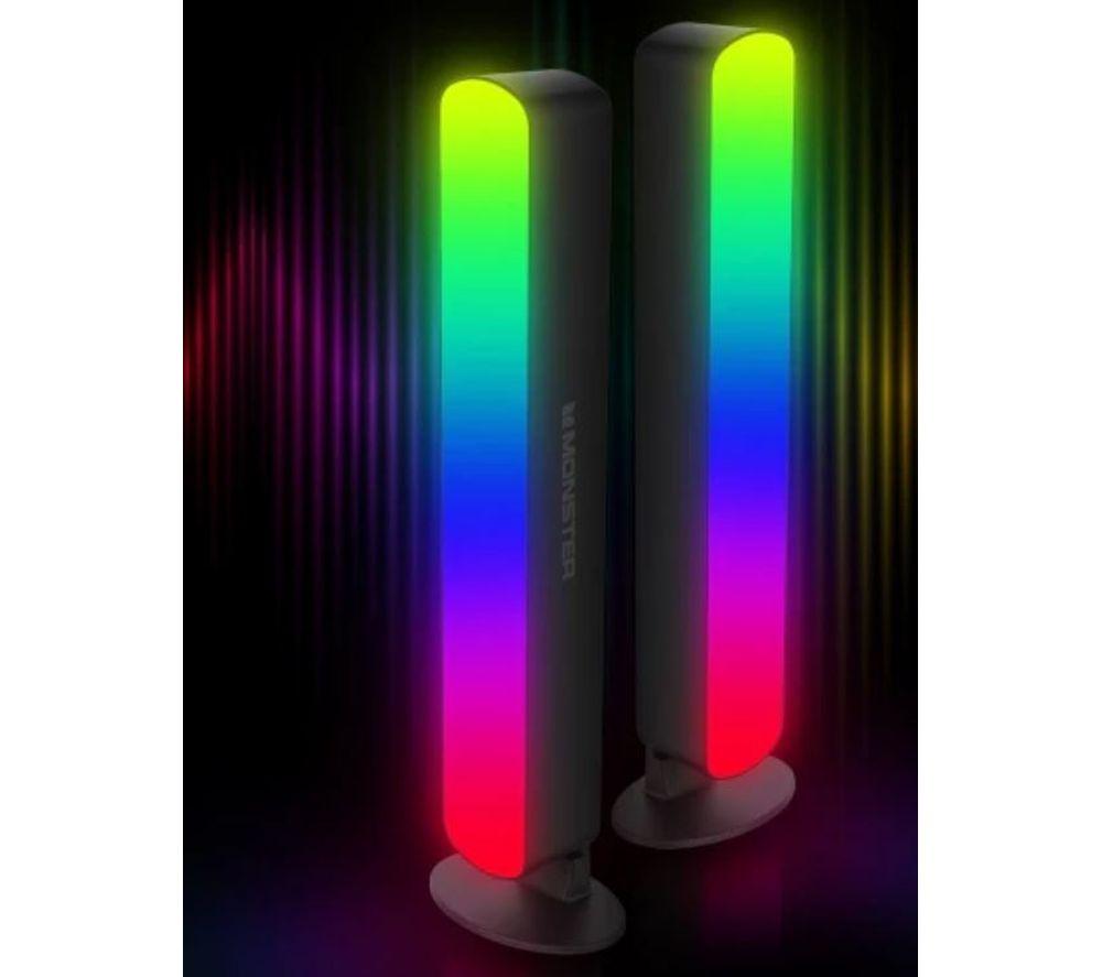 MONSTER Smart Illuminessence Flow RGBW+IC Light Bar - Pack of 2 image number 3 of 6