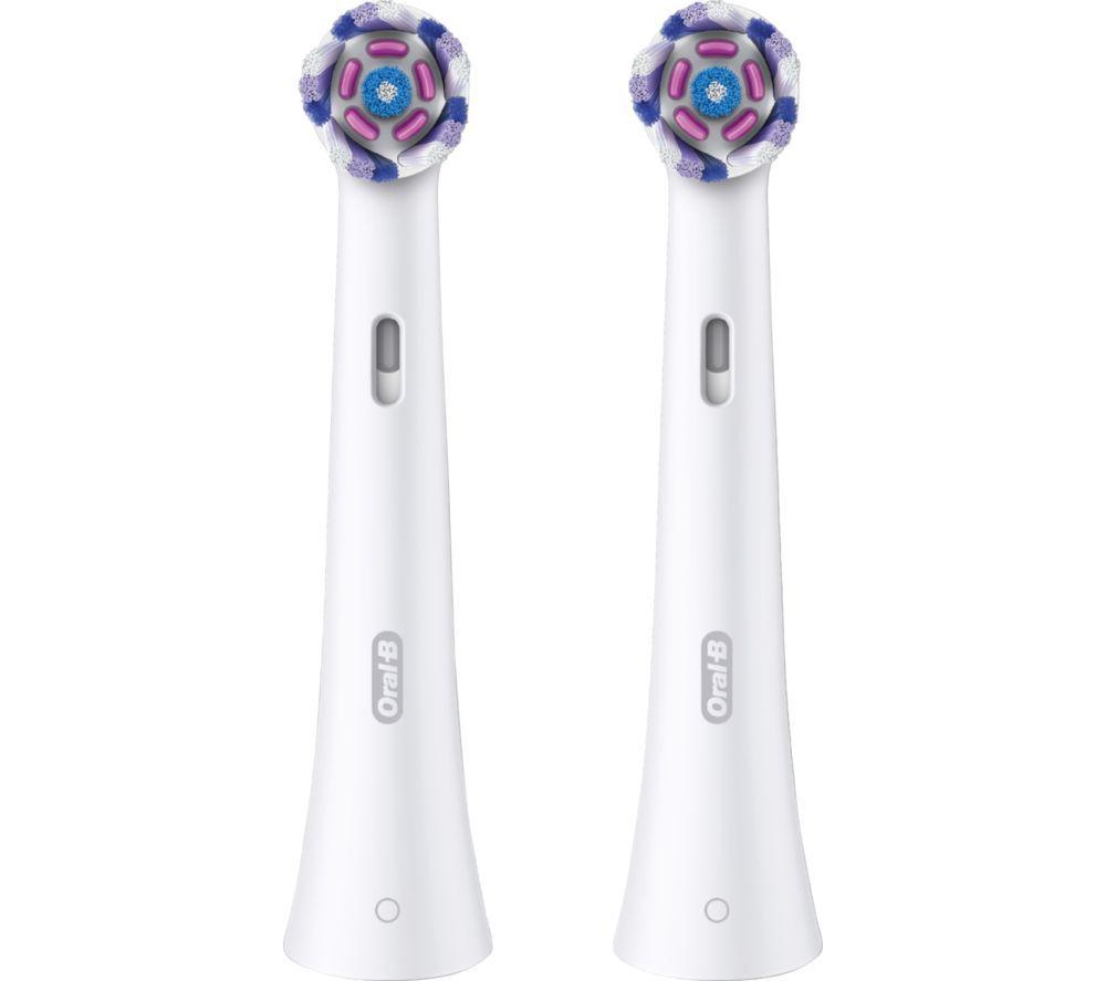 ORAL-B iO Radiant White Replacement Toothbrush Head &ndash; Pack of 2, White image number 2 of 4