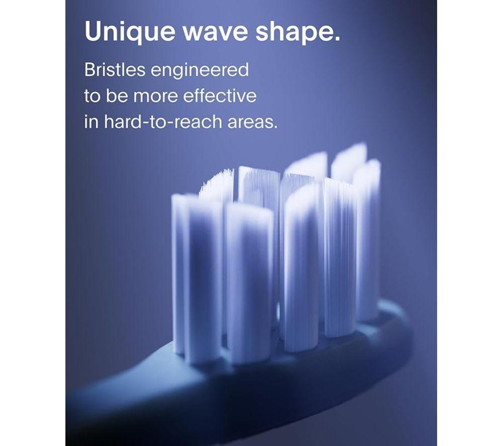 SURI Sonic Replacement Toothbrush Head &ndash; Blue, Pack of 3 image number 4 of 12
