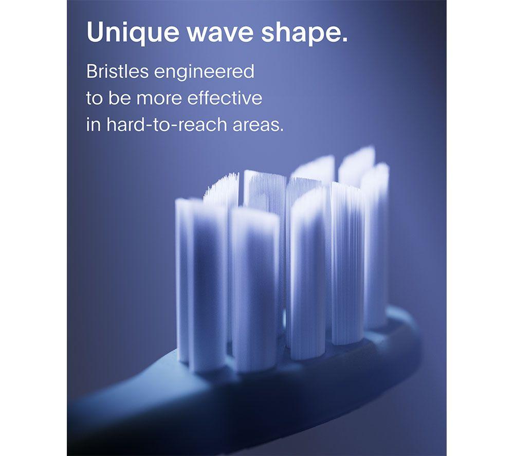 SURI Sonic Replacement Toothbrush Head &ndash; Blue, Pack of 3 image number 10 of 12
