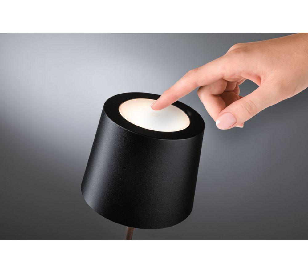 PAULMANN Gilo Mobile Table Lamp - Black image number 7 of 8