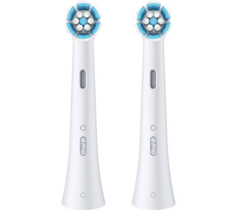ORAL-B iO Gentle Care Replacement Toothbrush Head - Pack of 2, White image number 3 of 3