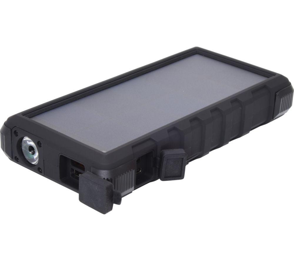 SANDBERG 24000 mAh Portable Solar Power Bank - Blue & Black image number 2 of 2