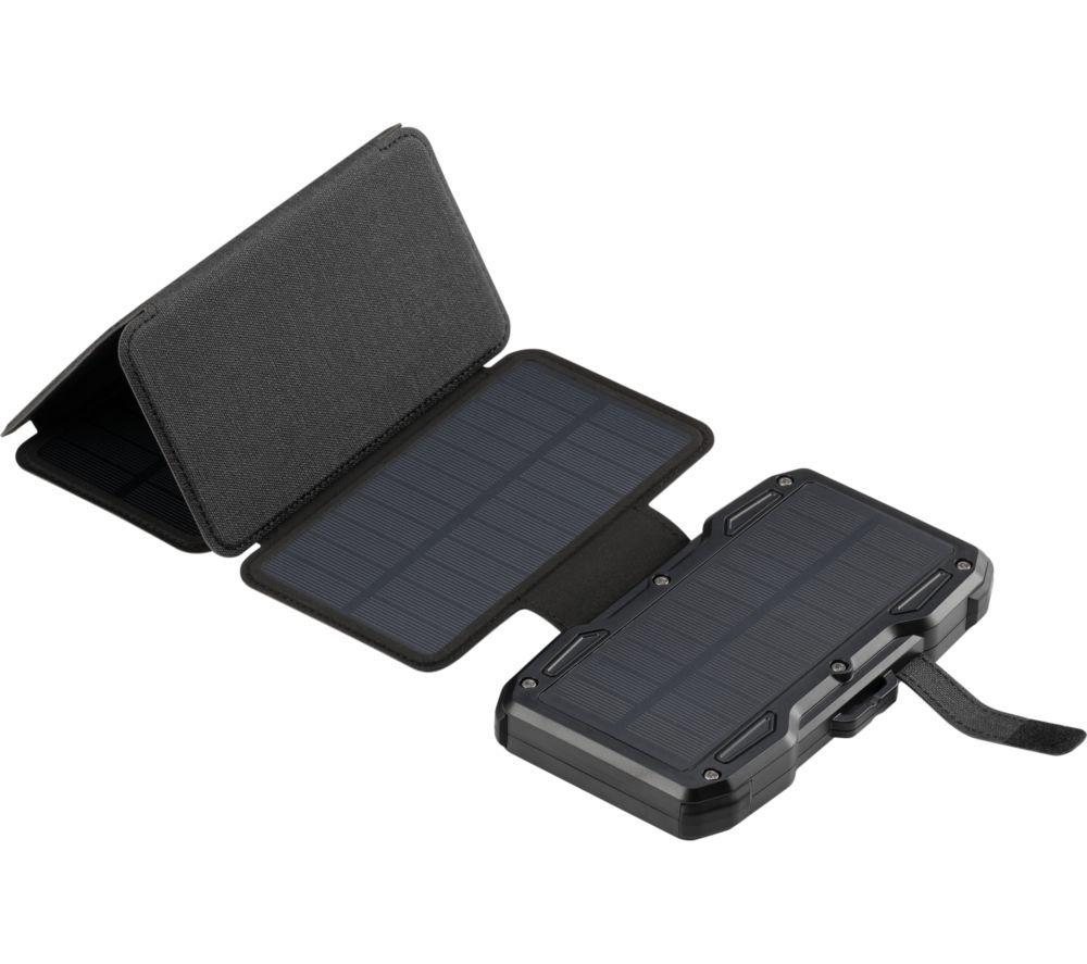 SANDBERG 10000 mAh Portable 5-Panel Solar Power Bank - Black image number 8 of 10
