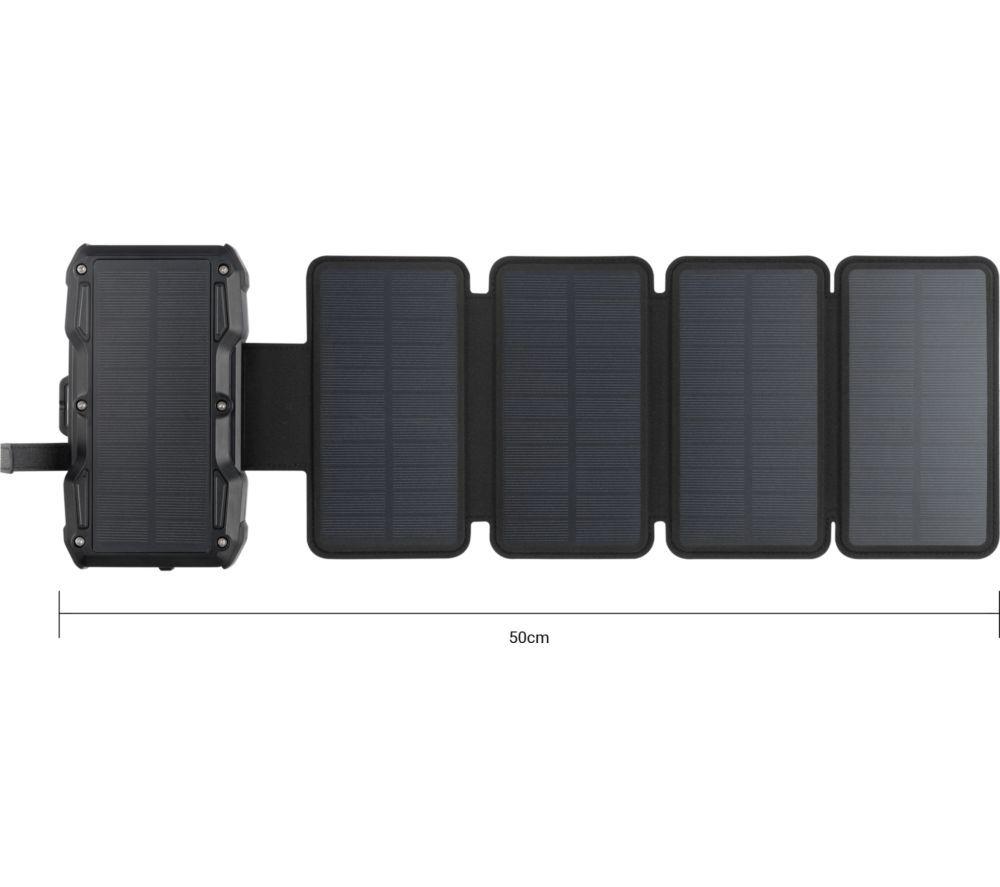 SANDBERG 27000 mAh Portable 5-Panel Solar Power Bank - Black image number 9 of 10