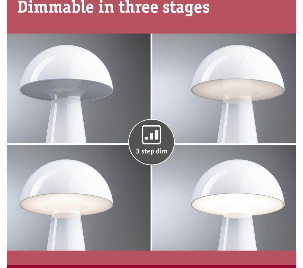PAULMANN Onzo Mobile Table Lamp - White image number 7 of 8