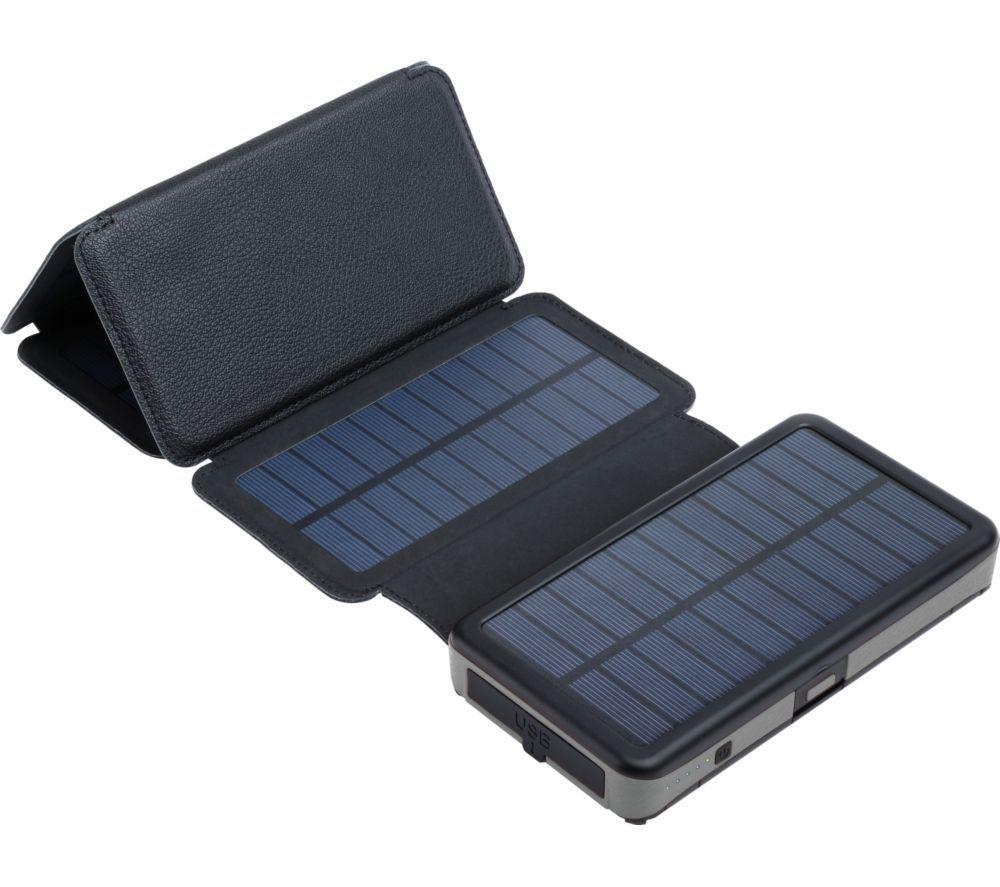 SANDBERG 20000 mAh Portable 6-Panel Solar Power Bank - Black image number 2 of 5