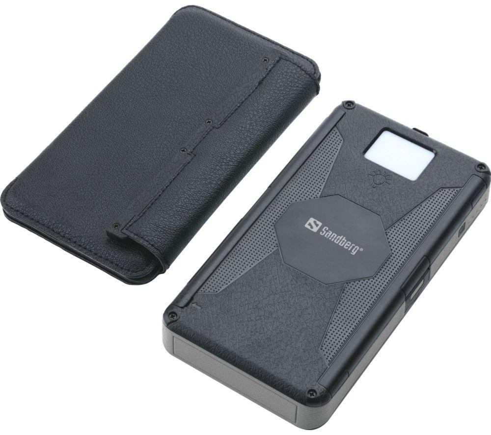 SANDBERG 20000 mAh Portable 6-Panel Solar Power Bank - Black image number 5 of 5