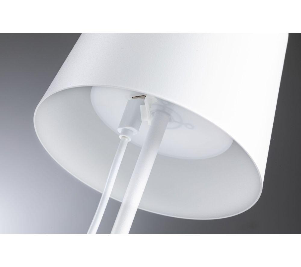 PAULMANN Gilo Mobile Table Lamp - White image number 9 of 9