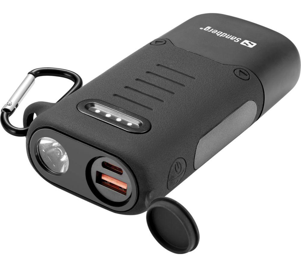 SANDBERG 10000 mAh Portable Survivor Power Bank - Black image number 3 of 4