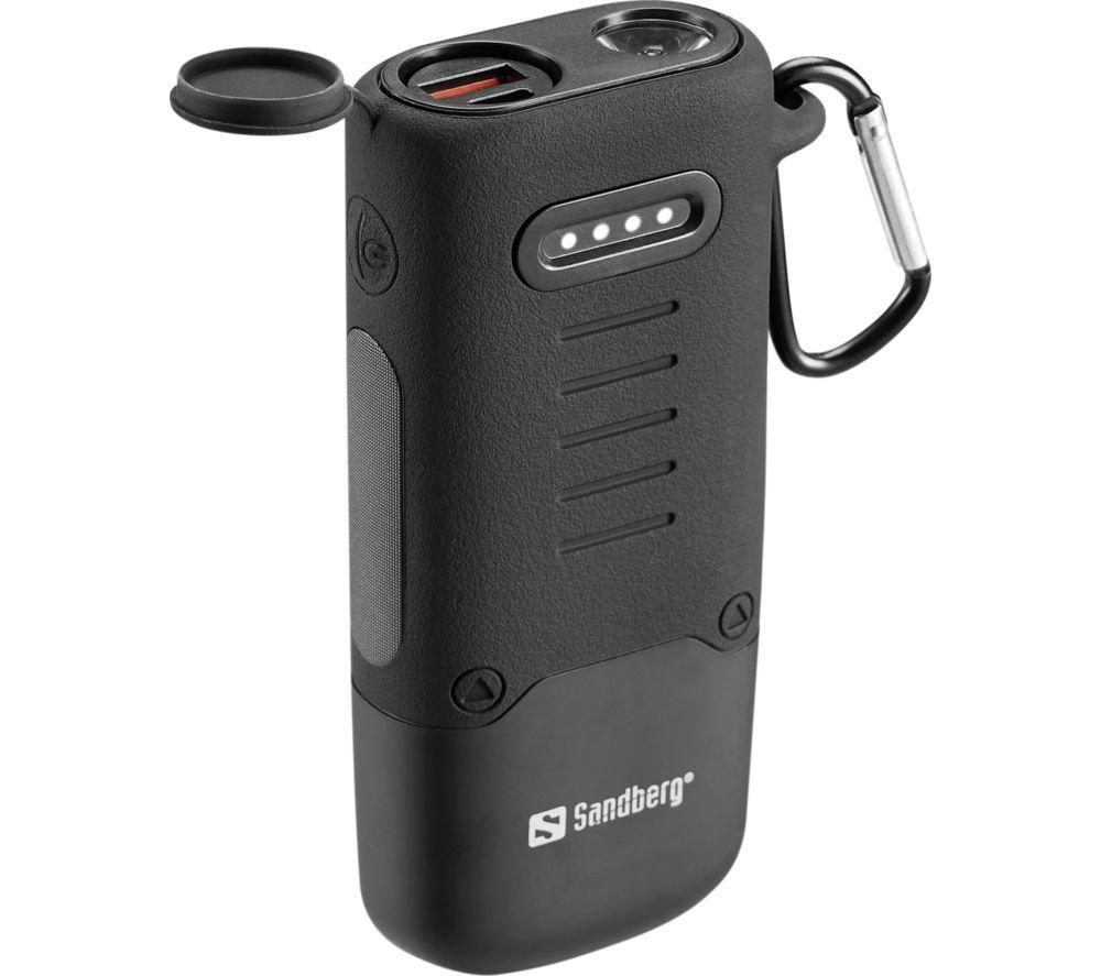 SANDBERG 10000 mAh Portable Survivor Power Bank - Black image number 4 of 4