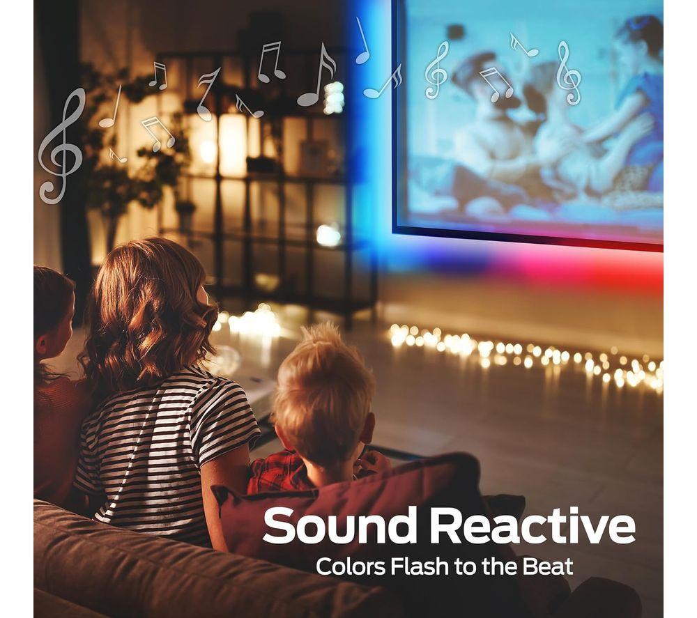 MONSTER Basics Sound Reactive RGB+IC Flow LED Light Strip - 2 m / 6.5 ft image number 3 of 5