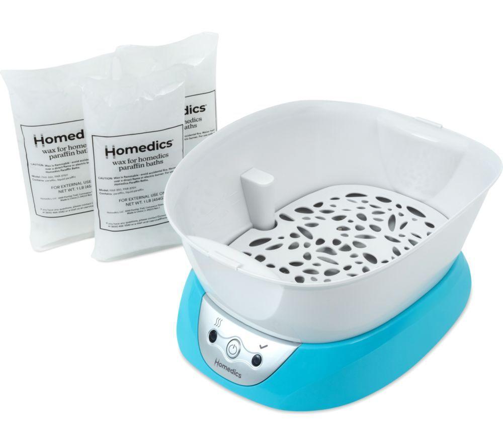 HOMEDICS Paraspa Plus Paraffin Bath - White & Blue