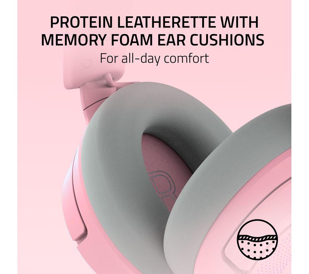 RAZER Kraken Kitty V3 Pro Wireless Gaming Headset - Pink image number 8 of 11
