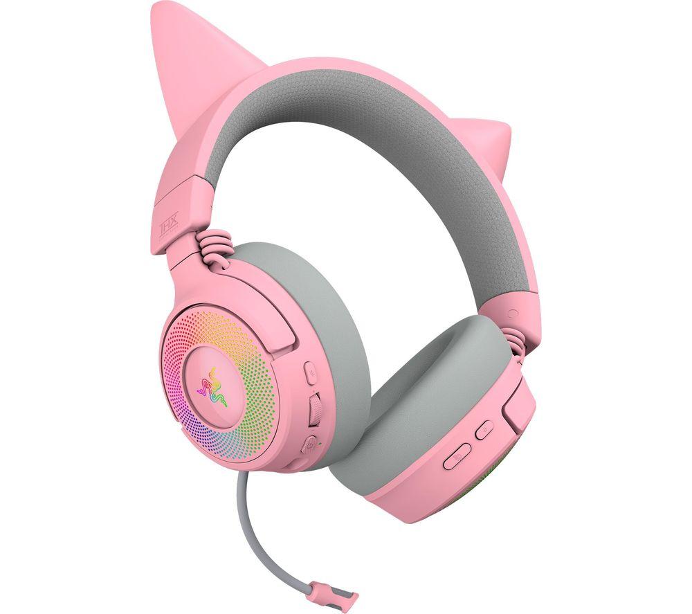 RAZER Kraken Kitty V3 Pro Wireless Gaming Headset - Pink image number 9 of 11