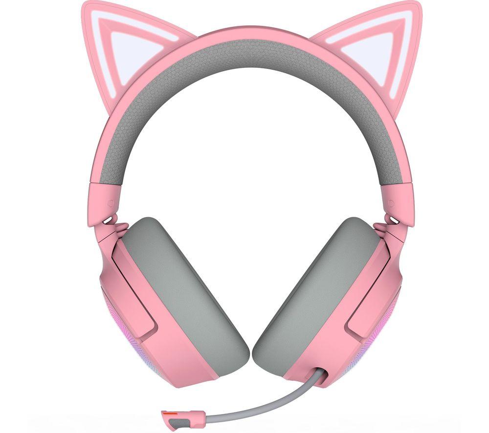 RAZER Kraken Kitty V3 Pro Wireless Gaming Headset - Pink image number 10 of 11