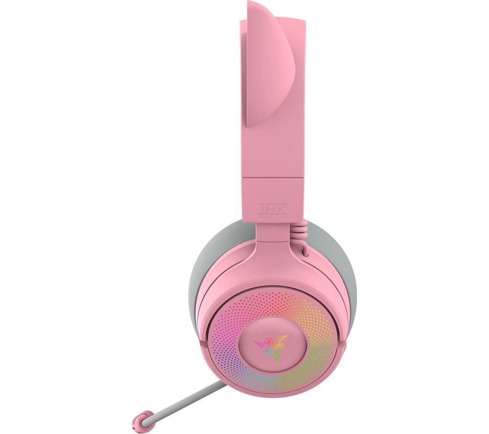 RAZER Kraken Kitty V3 Pro Wireless Gaming Headset - Pink image number 11 of 11