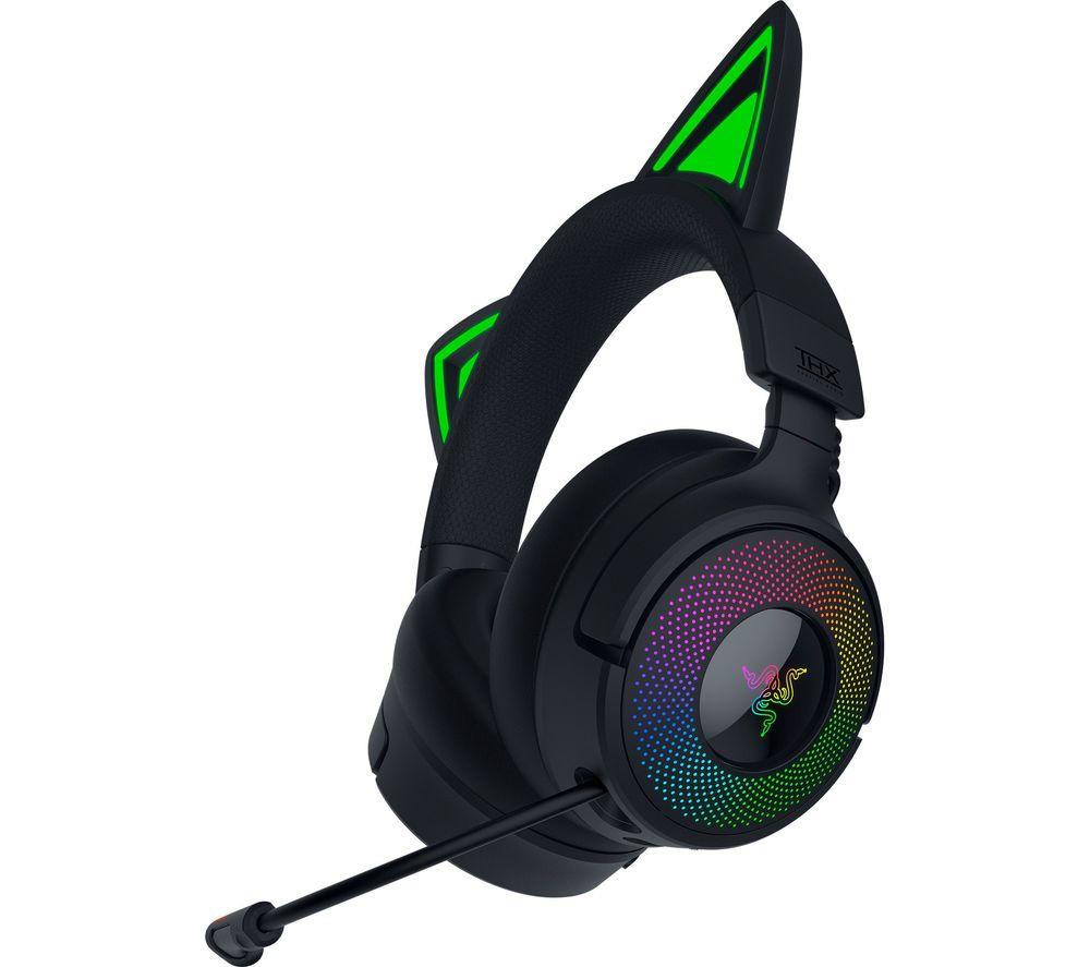 RAZER Kraken Kitty V3 Pro Wireless Gaming Headset - Black image number 2 of 11
