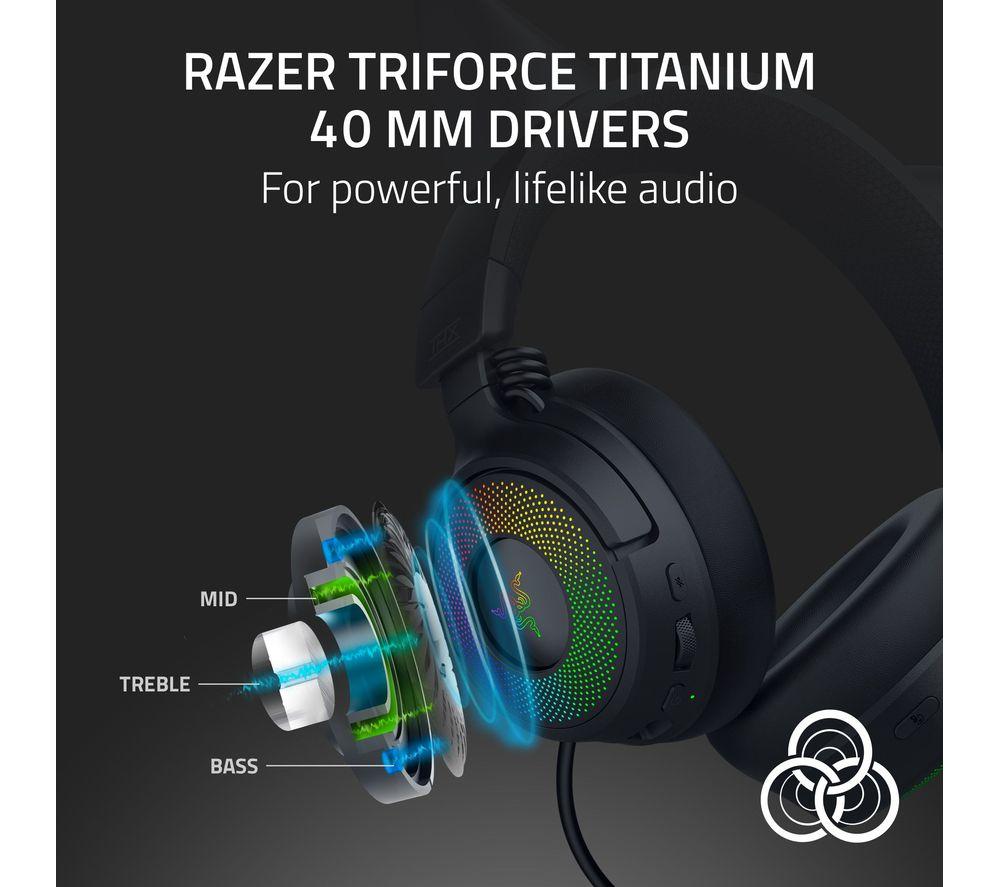 RAZER Kraken Kitty V3 Pro Wireless Gaming Headset - Black image number 6 of 11